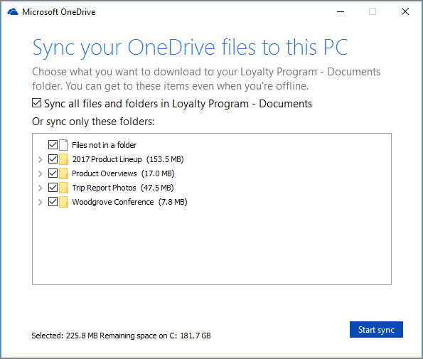 Sync کردن فایلهای شیرپوینت با استفاده از sync client در OneDrive
